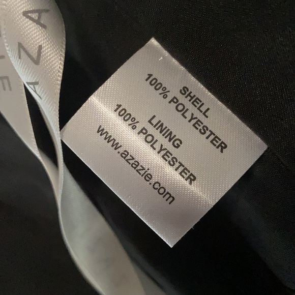 Azazie Black Kira Dress - Picture 8 of 10